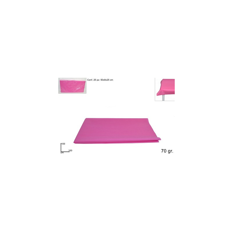 Tovaglia TNT Rosa 100x100 cm - 70 gr