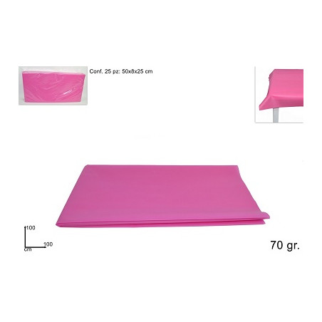 Tovaglia TNT Rosa 100x100 cm - 70 gr