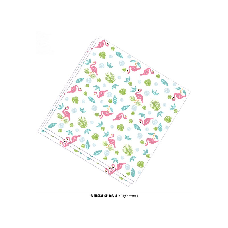 Tovaglioli Fenicottero 33x33 cm (cf. 20 pz)