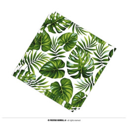 Tovaglioli Hawai Foglie Tropicali 33x33 cm (cf. 12 pz)