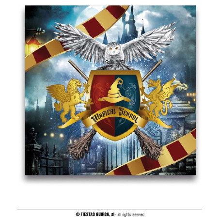 Tovaglioli Mago Harry Potter 33x33 cm (cf. 12 pz)