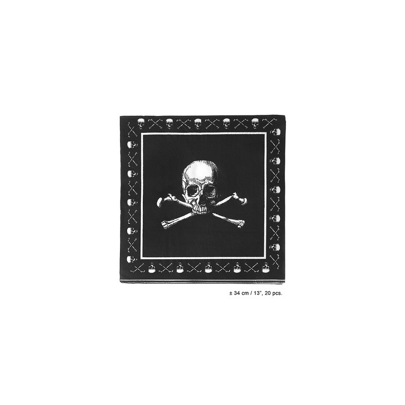 Tovaglioli Pirata 33x33 cm (cf. 20 pz)