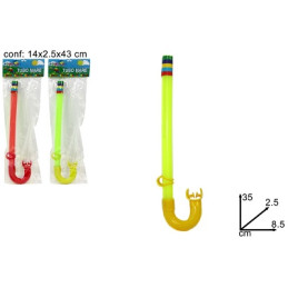 Tubo boccaglio per respiro 35 cm