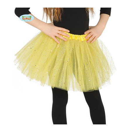 Tutu' Giallo Glitter Bambina 31 cm