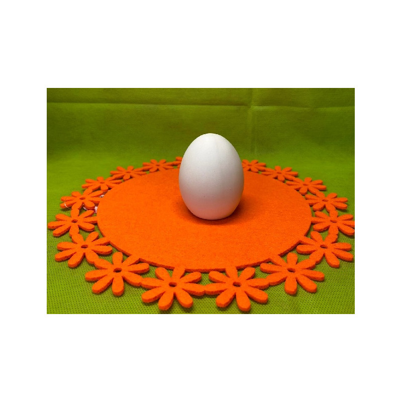 Uovo in ceramica per decoupage 7 cm