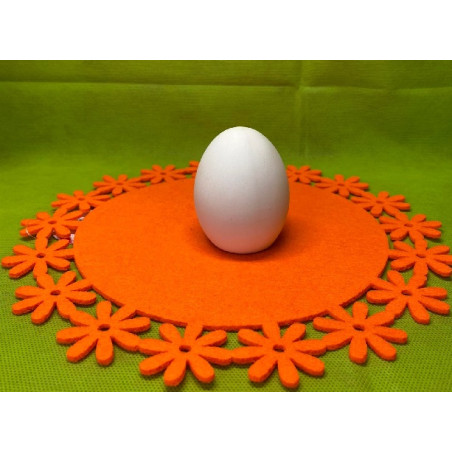 Uovo in ceramica per decoupage 7 cm