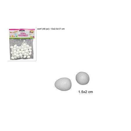 UOVO in polistirolo 2 cm (cf. 48 pz)