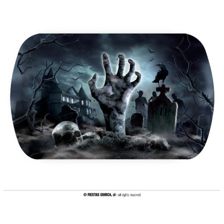 Vassoio Cimitero in plastica 39x24 cm