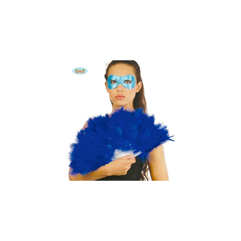 Ventaglio Blu' in piume