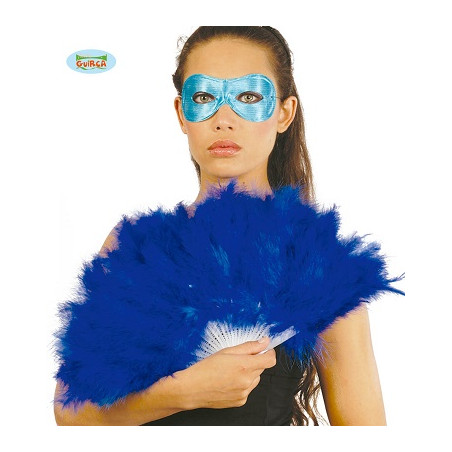Ventaglio Blu' in piume