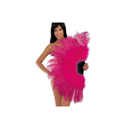 Ventaglio Fuxia in Piume Lusso diam 90 cm