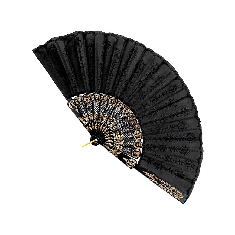Ventaglio Nero in merletto