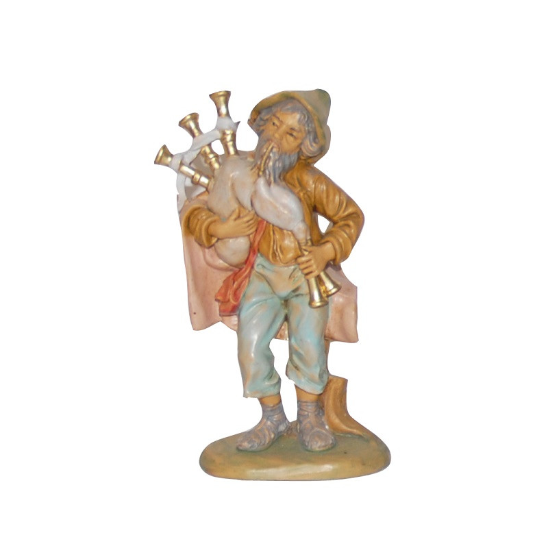 Zampognaro - 13 cm LUX Color Legno