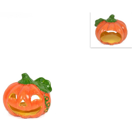 Zucca Portatealight in terracotta 10 cm
