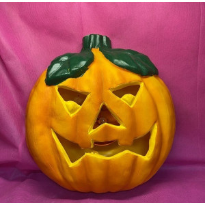 Zucca da parete con luce a batteria