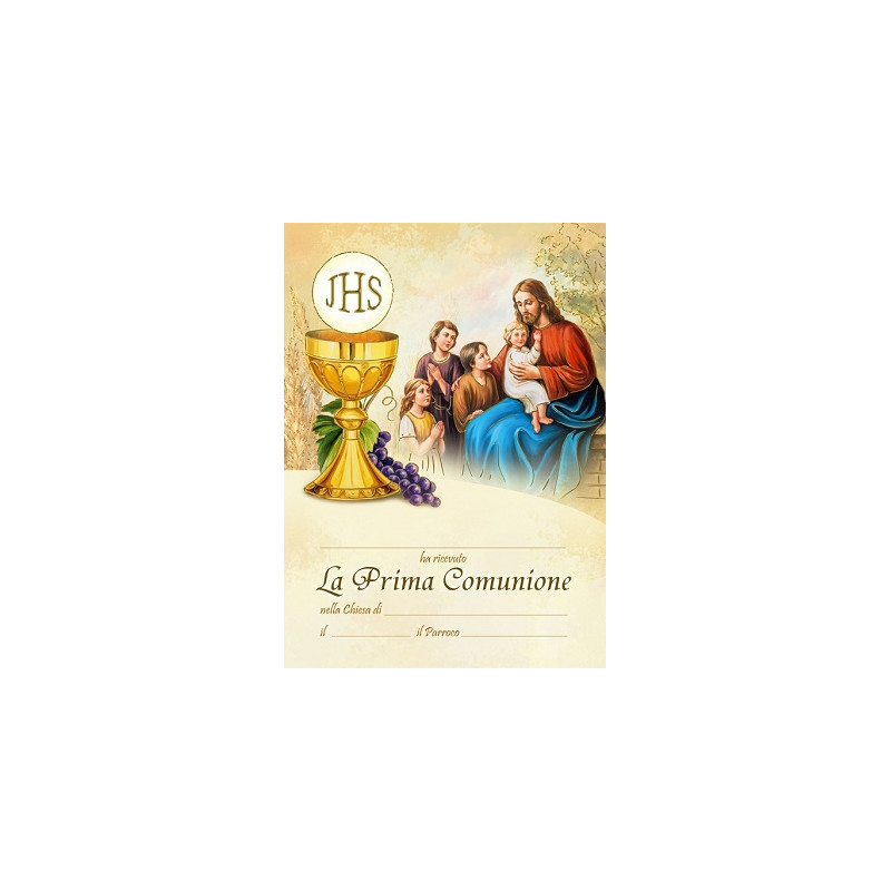 Pergamena Prima Comunione