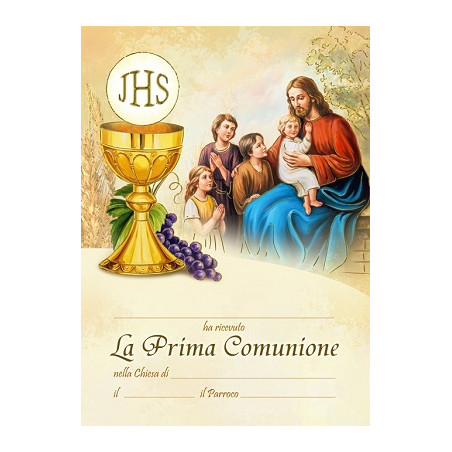 Pergamena Prima Comunione