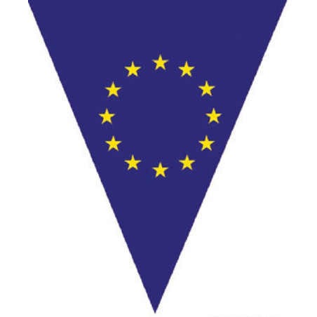 Festone 20 Bandiere EUROPA 10 mt