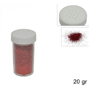 Brillantini Rosso 20 gr in tubetto