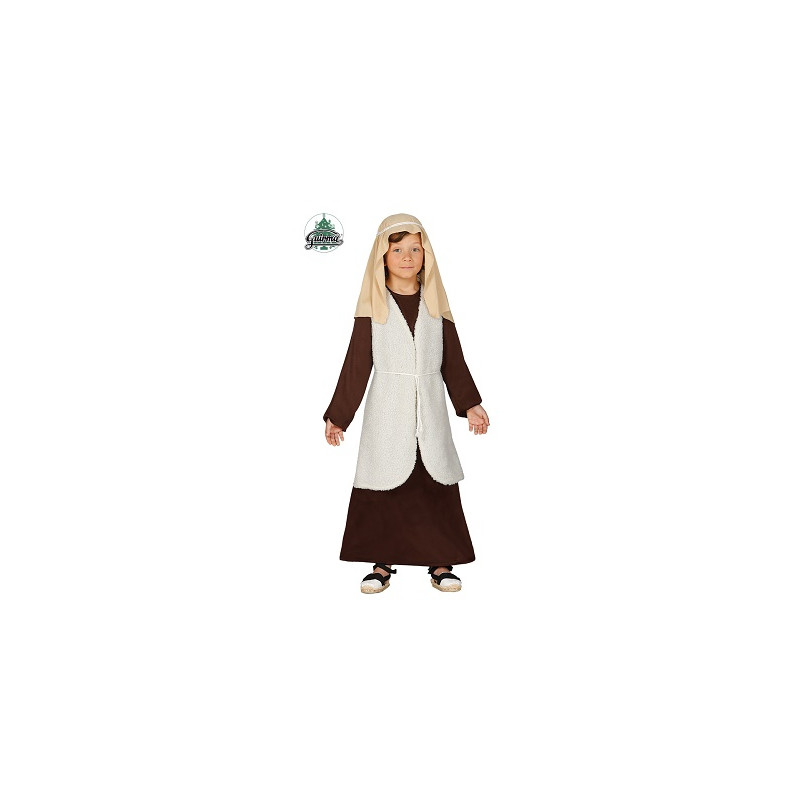 Costume PASTORE Marrone - Tg 7/9 anni