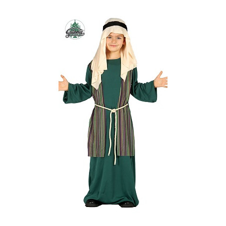 Costume PASTORE Verde - Tg 5/6 anni