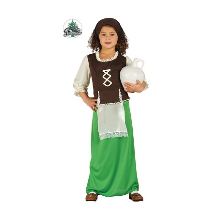 Costume PASTORELLA Verde - Tg 10/12 anni