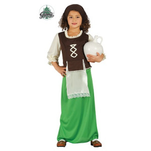 Costume PASTORELLA Verde - Tg 7/9 anni