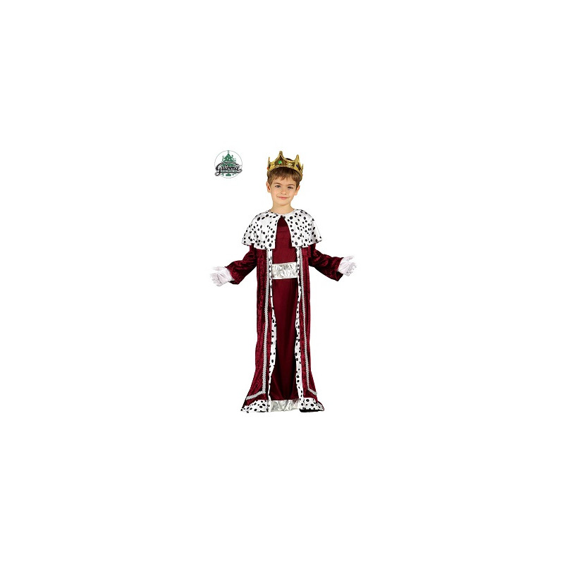 Costume RE MAGIO Bordeaux - Tg 7/9 anni