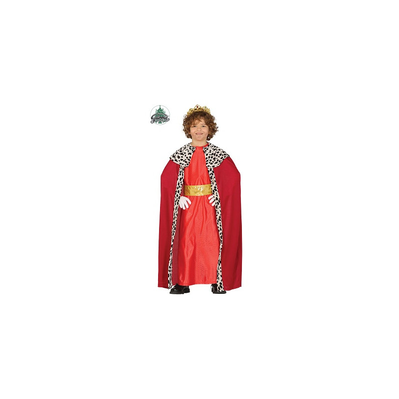 Costume RE MAGIO Rosso - Tg 10/12 anni