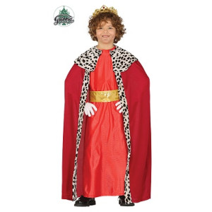 Costume RE MAGIO Rosso - Tg 7/9 anni