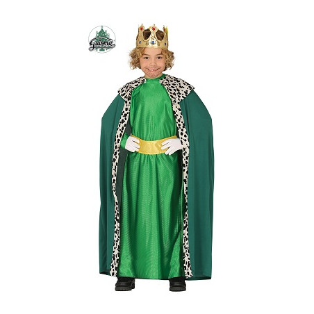Costume RE MAGIO Verde - Tg 10/12 anni