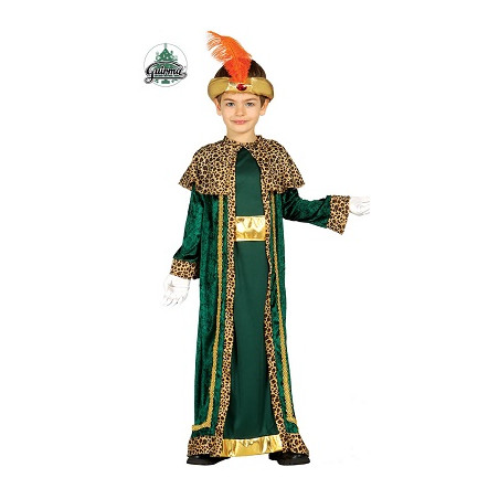 Costume RE MAGIO Verde - Tg 7/9 anni