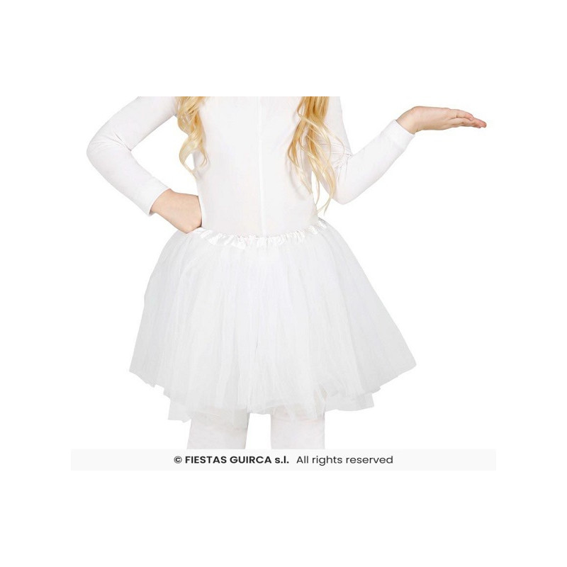 Tutu' Bianco Bambina 30 cm