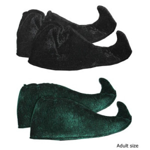 Copriscarpe Elfo Verde in velluto