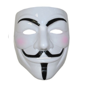 Maschera V for Vendetta Bianca