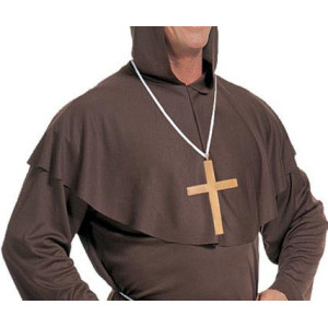 Collana Croce Oro in plastica