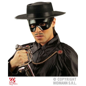 Mascherina Nera Zorro