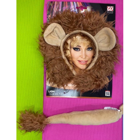 Set Leone - 2 pz (Cerchietto,coda)