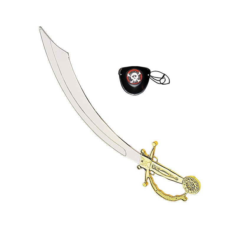 Spada Pirata con benda 47 cm