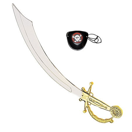 Spada Pirata con benda 47 cm
