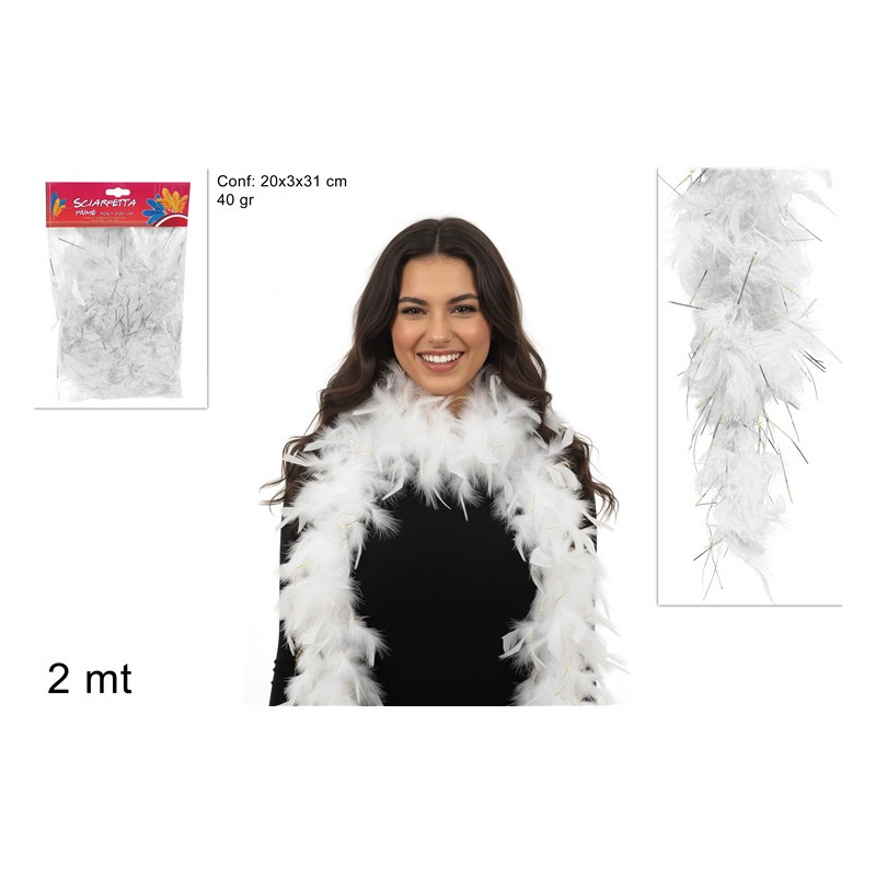 Boa Bianco 2 mt - 40 gr