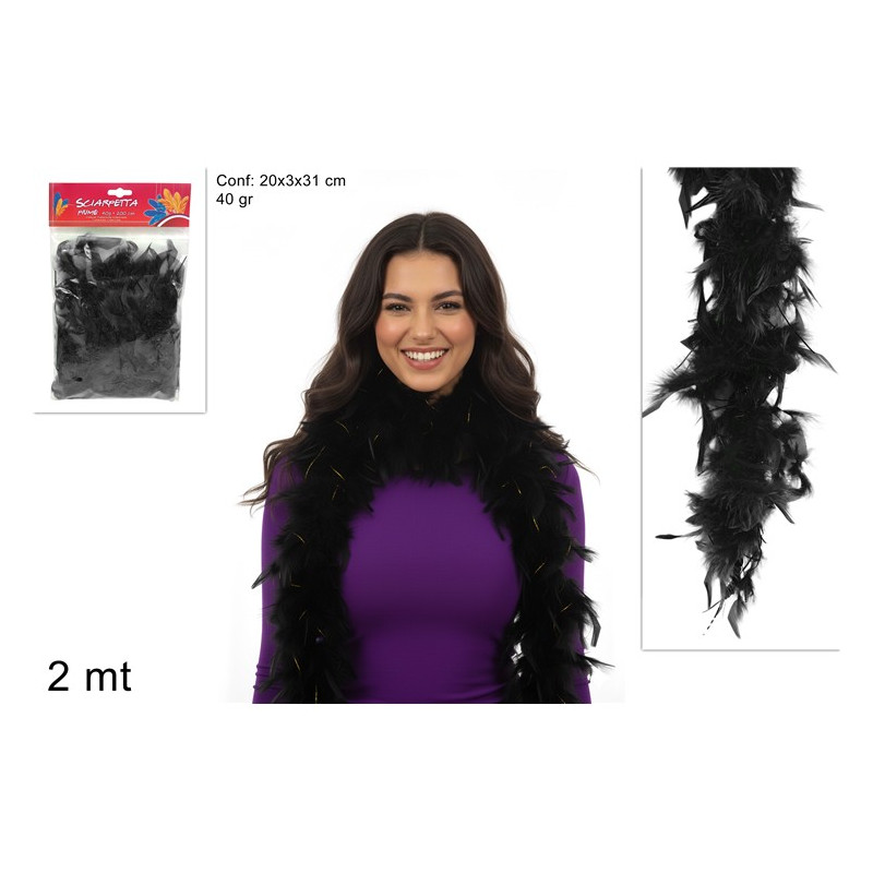 Boa Nero 2 mt - 40 gr