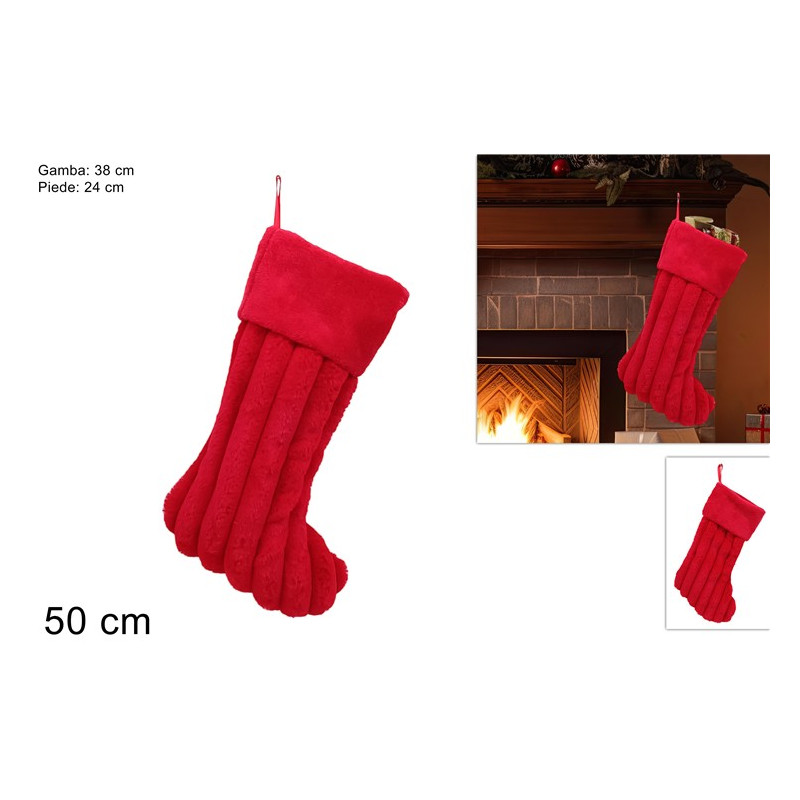 Calza Befana Rossa 50 cm