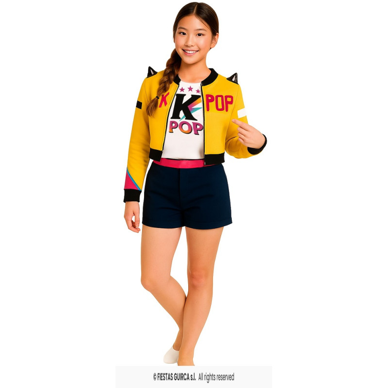 Costume K-POP STAR NOVA Gialla - Tg 14/16 anni