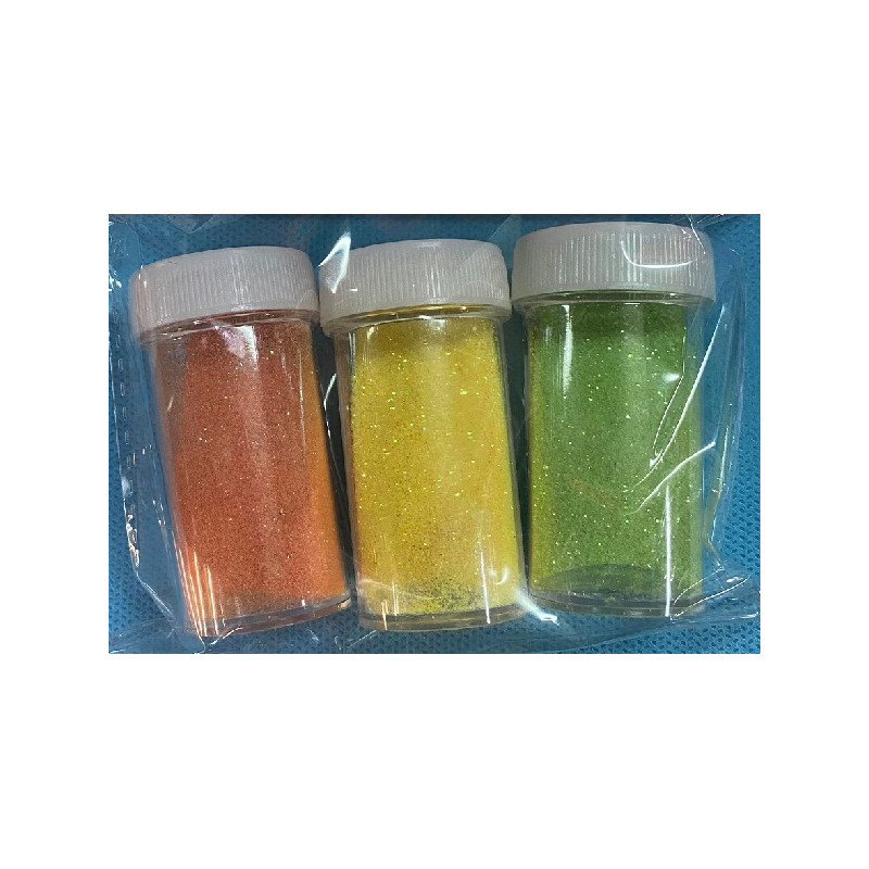 Brillantini Colorati 10 gr in tubetto (cf. 3 pz)