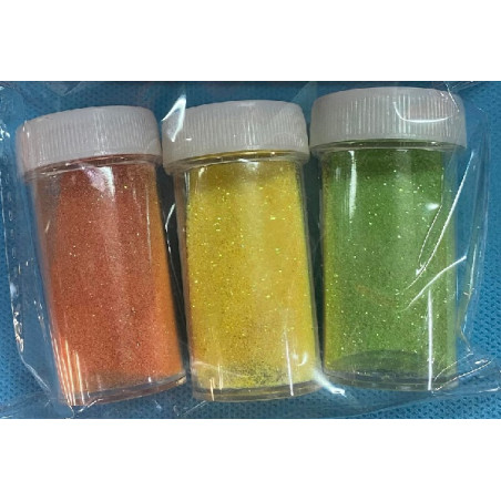 Brillantini Colorati 10 gr in tubetto (cf. 3 pz)