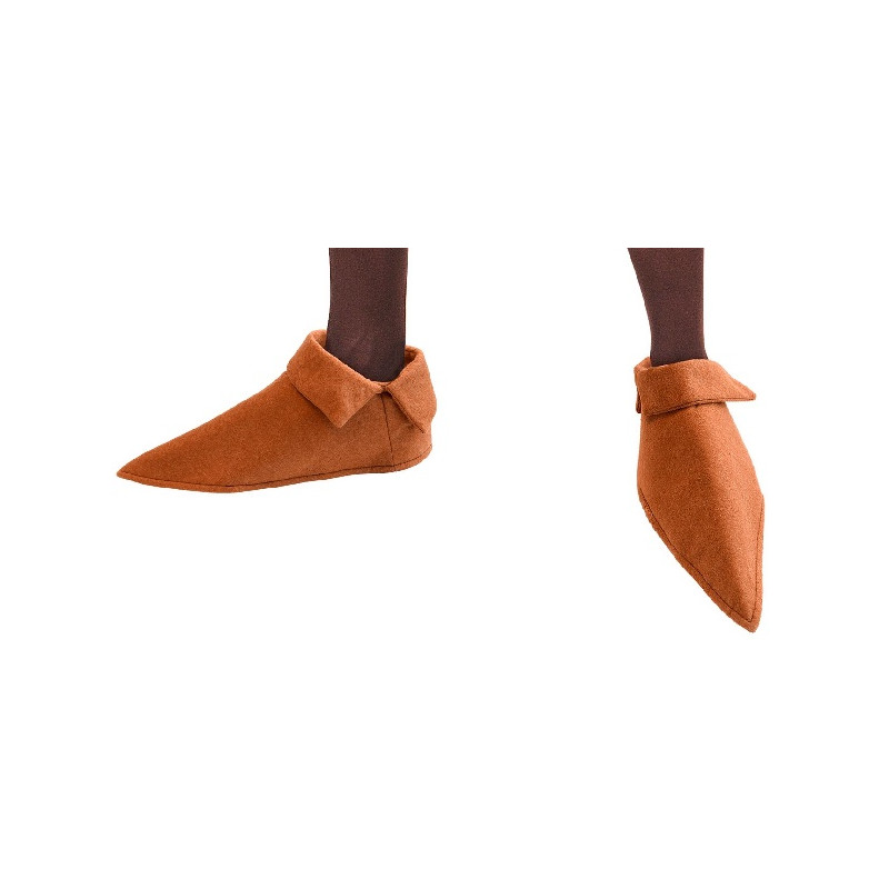 Copriscarpe Medievale Marrone in tessuto
