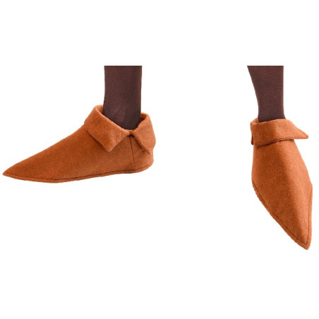Copriscarpe Medievale Marrone in tessuto