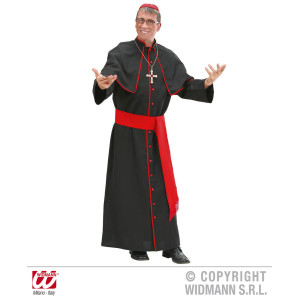 Costume CARDINALE Nero - Tg L 52/54