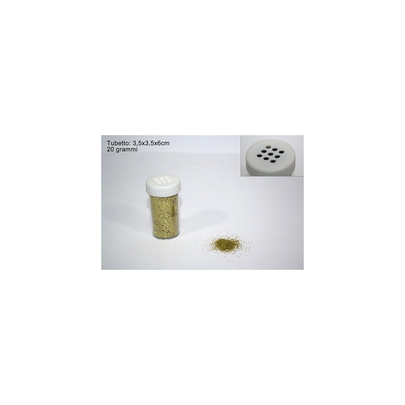 Brillantini Oro 20 gr in tubetto